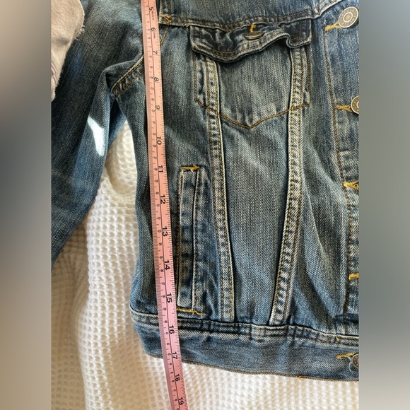 Talula Aritzia Light Blue Denim Jean Jacket NWOT SIZE SMALL - Picture 7 of 10